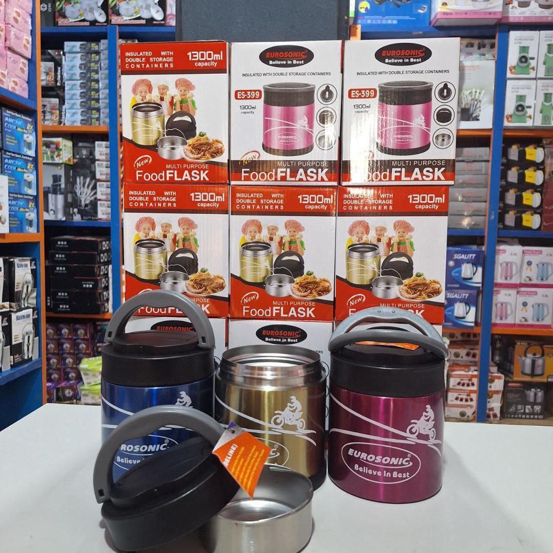 1.3L food flask with inner (399)