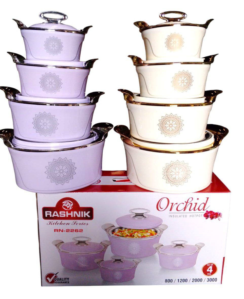 4pcs orchid insulated water cooler